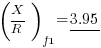 (X/R)_f1=underline{3.95}